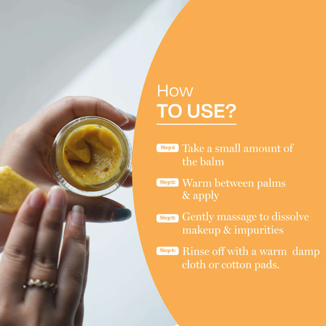 Kesar Cleansing balm How To Use