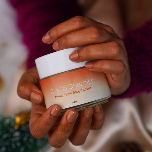 Amber Rose Body Butter for Very Dry Skin & 24-Hour Deep Moisturization