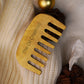 Kansa Metal Hair Comb for Scalp Massage, Relaxation, Reduced Hairfall & Hair Growth