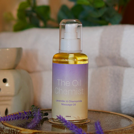 Lavender and Chamomile Body Massage Oil